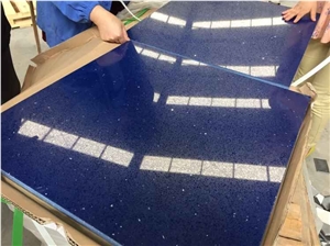 Star Blue Artificial Stone Quartz Stone Tiles & Slabs