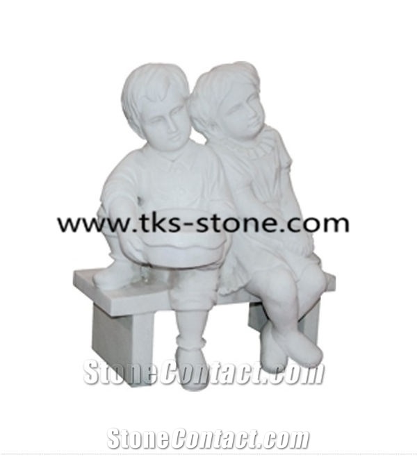 Angle Sculptures&Statues,Yellow Granite Human Sculptures,Children Sculptures&Statues,Children Caving,Human Caving