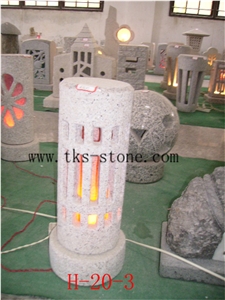 Beige Granite Lanterns,Lantern Sculptures,Lamps Caving,Garden Lanterns&Lamps,Japanese Lanterns,Exterior Lamps