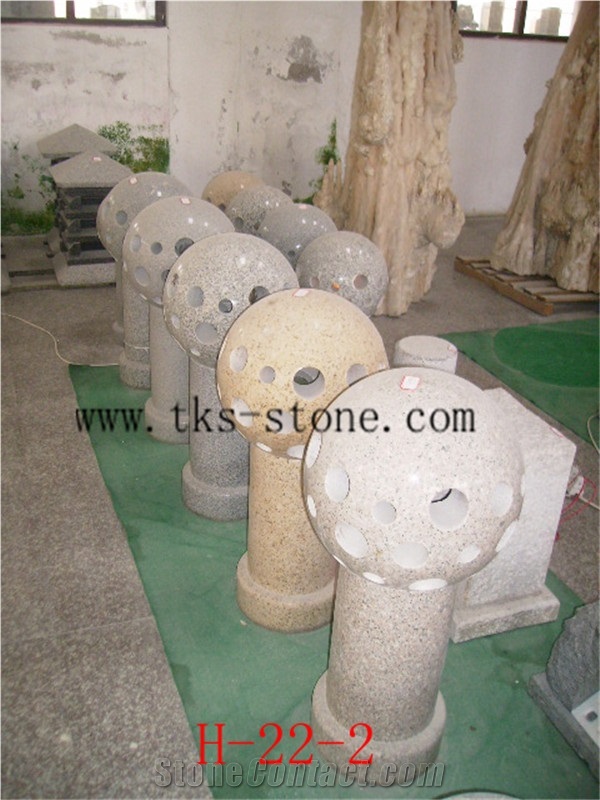 Beige Granite Lanterns,Lantern Sculptures,Lamps Caving,Garden Lanterns&Lamps,Japanese Lanterns,Exterior Lamps