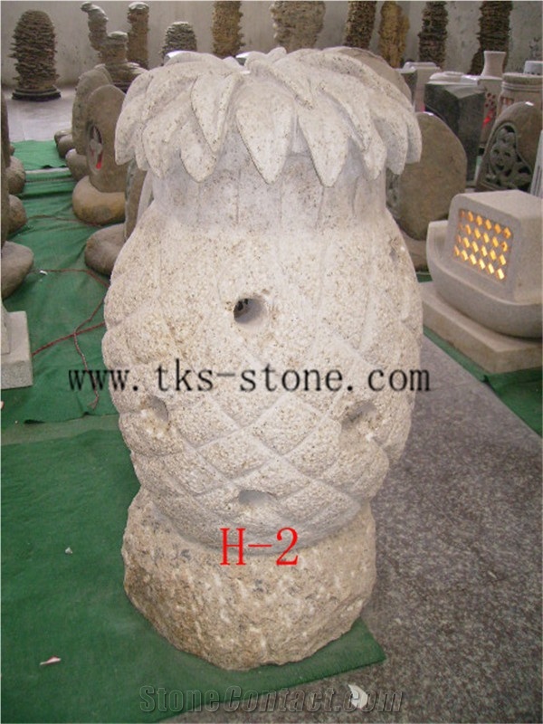 Beige Granite Lanterns,Lantern Sculptures,Lamps Caving,Garden Lanterns&Lamps