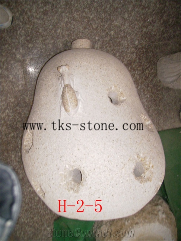 Beige Granite Lanterns,Lantern Sculptures,Lamps Caving,Garden Lanterns&Lamps