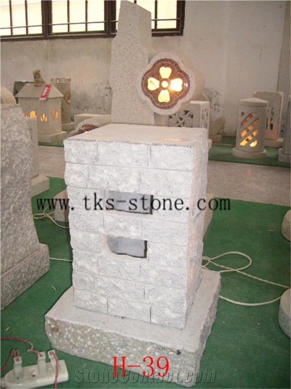 Beige Granite Lanterns,Lanterns Caving,Lamp Sculptures,Garden Lanterns&Lamps,Japanese Lanterns,Exterior Lamps