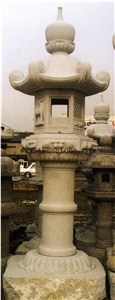 Brown Granite Lanterns Caving,Lantern Sculptures,Garden Lanterns&Lamps,Japanese Lamps