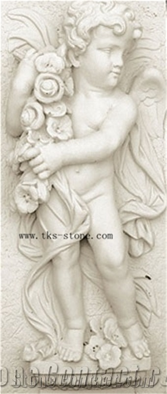 Cherub Bas Relief, Little Angel Etching