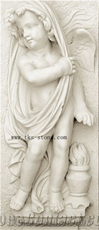 Cherub Bas Relief, Little Angel Etching