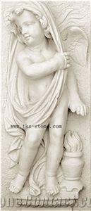 Cherub Bas Relief, Little Angel Etching