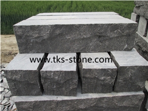 China Blue Limestone Cubestone Sides Natual Split