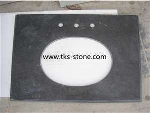 China Bluestone Bathroom Vanity Tops,Bathroom Countertops,Natural Stone Countertops