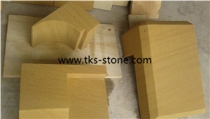 China Yellow Sandstone Moldings/Liners/Trims,Facades Tirms/Molding Decoration