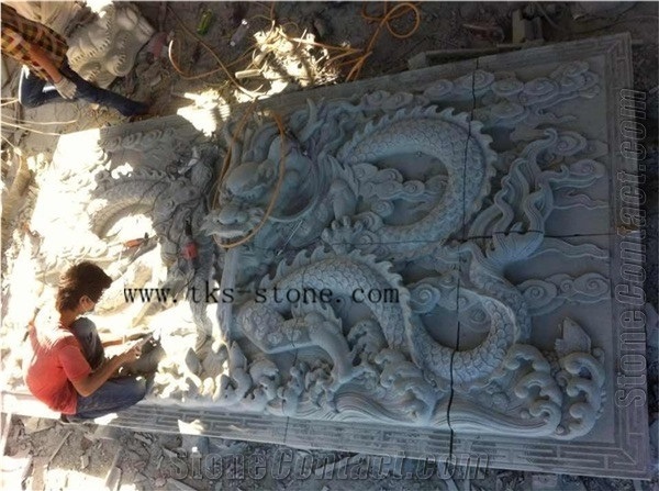 Dragon Engravings, Grey Granite Engravings
