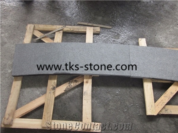 Flamed G684 Fuding Black Pool Coping,China Black Basalt,Black Pearl Swimming Pool Covers,China Black Swimming Pool Copping,Swimming Pool Tiles,Pool Surround, Borders