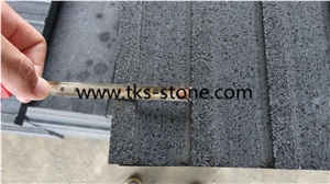 G654,Padang Dark,Sesame Black,Dark Grey Granite Blind Stone Pavers,Blind Paving Stone