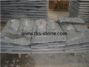 G654,Padang Dark,Sesame Black,Dark Grey Granite Mushroom Stone,Wall Cladding Stone