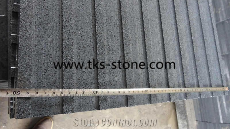 G654,Padang Dark,Sesame Black,Dark Grey,Impala Black Granite Blind Stone Pavers,Blind Paving Stone