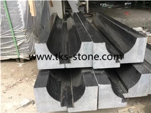 G684 Pearl Black Granite Liners/Borders/Mouldings,Black Building Molding/Liners