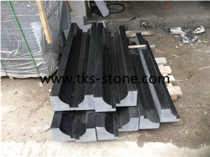 G684 Pearl Black Granite Liners/Borders/Mouldings,Black Building Molding/Liners