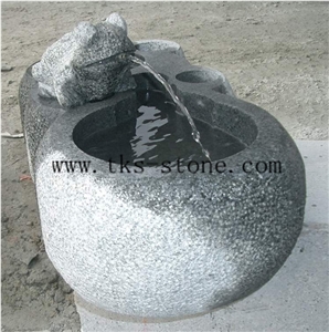 Grey Granite Animal Sculptured Fountains