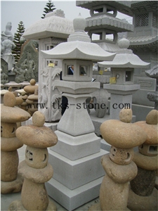 Grey Granite Garden Lanterns,Garden Lamps,Lantern Sculptures,Lamp Caving,Japanese Lanterns