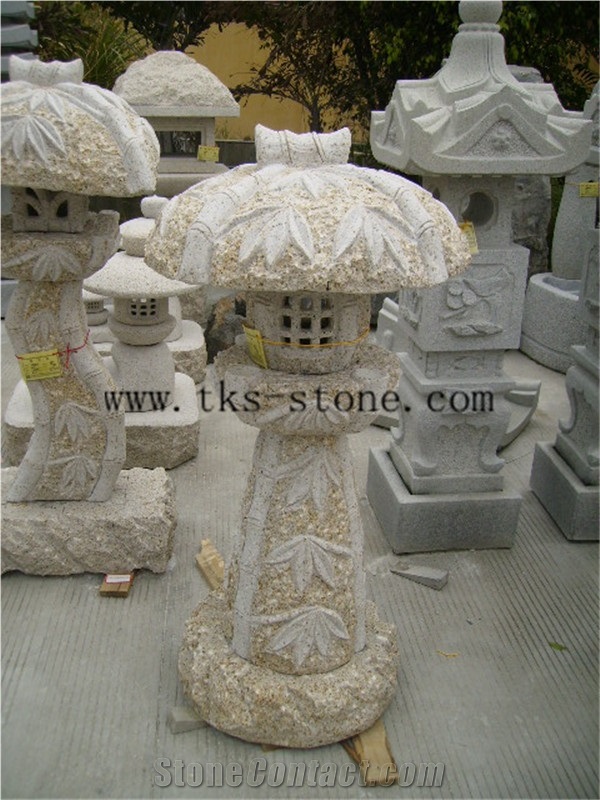 Grey Granite Garden Lanterns,Garden Lamps,Lantern Sculptures,Lamp Caving,Japanese Lanterns