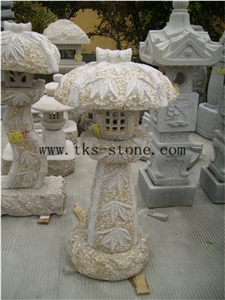 Grey Granite Garden Lanterns,Garden Lamps,Lantern Sculptures,Lamp Caving,Japanese Lanterns