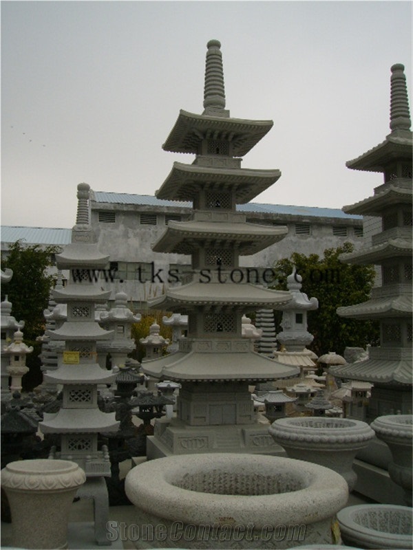 Grey Granite Garden Lanterns&Lamps,Japanese Lanterns,Lantern Sculptures,Lamps Caving,Exterior Lamps