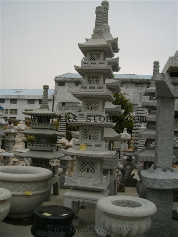 Grey Granite Garden Lanterns&Lamps,Japanese Lanterns,Lantern Sculptures,Lamps Caving,Exterior Lamps