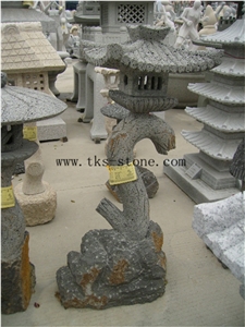 Grey Granite Garden Lanterns&Lamps,Lantern Sculptures,Lamp Caving,Japanese Lanterns,Exterior Lamps