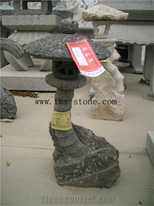 Grey Granite Garden Lanterns&Lamps,Lantern Sculptures,Lamp Caving,Japanese Lanterns,Exterior Lamps