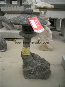 Grey Granite Garden Lanterns&Lamps,Lantern Sculptures,Lamp Caving,Japanese Lanterns,Exterior Lamps
