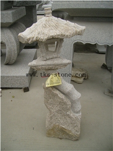 Grey Granite Garden Lanterns&Lamps,Lantern Sculptures,Lamp Caving,Japanese Lanterns,Exterior Lamps
