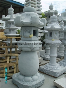 Grey Granite Garden Lanterns&Lamps,Lantern Sculptures,Lamps Caving,Japanese Lanterns,Exterior Lamps,Chinese Granite Lantern