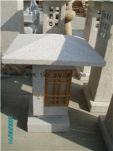 Grey Granite Garden Lanterns&Lamps,Lantern Sculptures,Lamps Caving,Japanese Lanterns,Exterior Lamps