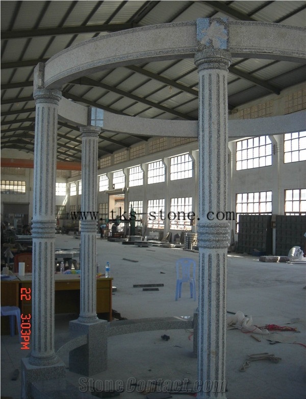 Grey Granite Gazebo Pavilions
