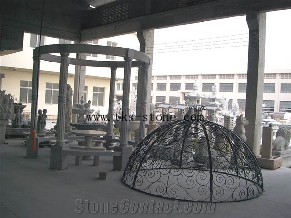 Grey Granite Gazebo Pavilions