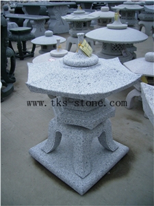 Grey Granite Japanese Lanterns,Garden Lanterns&Lamps,Lantern Sculptures,Lamps Caving