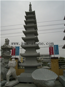 Grey Granite Lanterns,Garden Lamps,Lantern Sculptures,Lamps Caving,Japanese Lamps