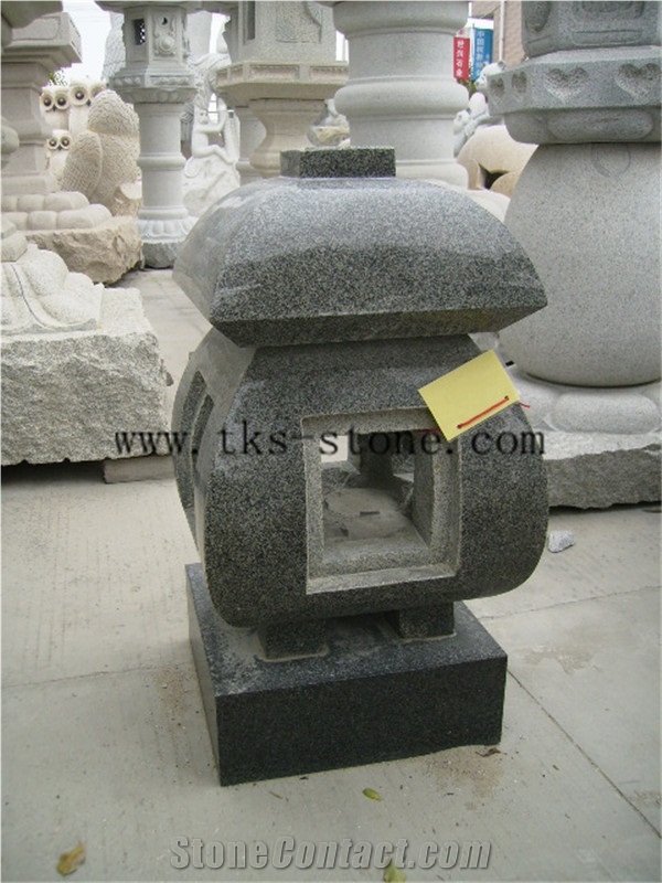 Grey Granite Lanterns,Garden Lanterns&Lamps,Lantern Sculptures,Lamps Caving,Japanese Lanterns