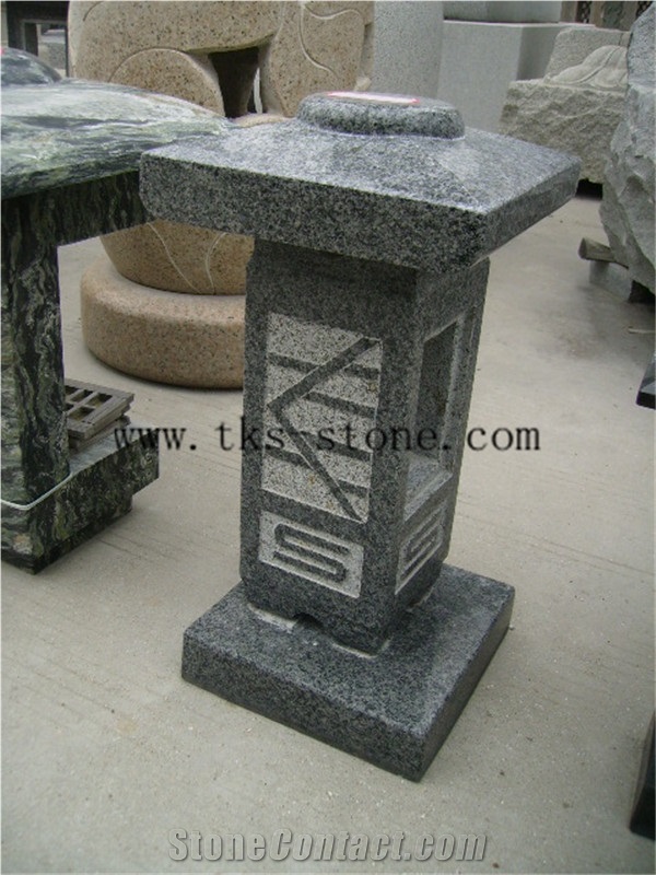 Grey Granite Lanterns,Garden Lanterns&Lamps,Lantern Sculptures,Lamps Caving,Japanese Lanterns