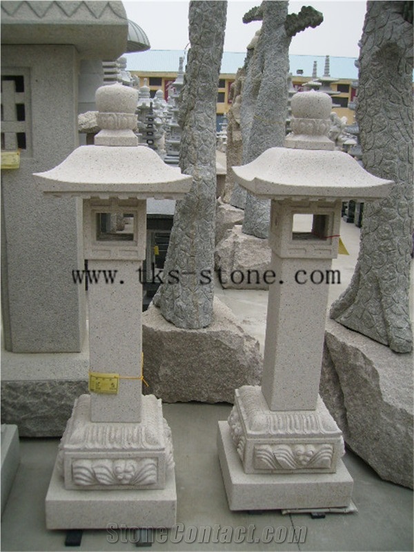 Grey Granite Lanterns,Garden Lanterns&Lamps,Lantern Sculptures,Lamps Caving,Japanese Lanterns
