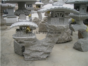 Grey Granite Lanterns,Lamp Sculptures,Lanterns Caving,Garden Lanterns&Lamps,Japanese Lamps,Exterior Lanterns