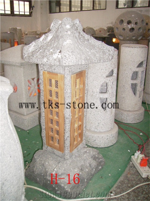 Grey Granite Lanterns,Lamp Sculptures,Lanterns Caving,Garden Lanterns&Lamps,Japanese Lanterns,Exterior Lamps