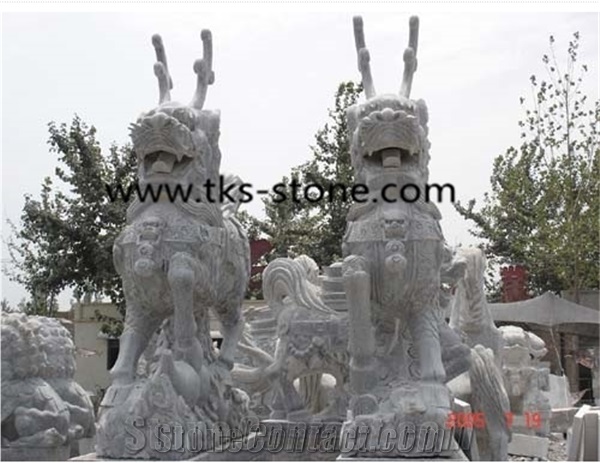 Grey Granite Lion Sculpture&Statue,Lions Caving,Lions Animal Sculptures,Lions Landscape Statues