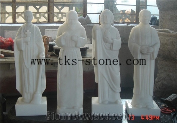 Grey Granite Pastor,Jesus Human Sculptures