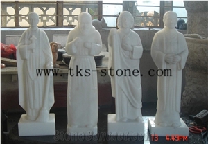 Grey Granite Pastor,Jesus Human Sculptures