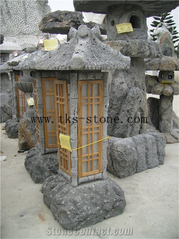 Japanese Beige Lanterns