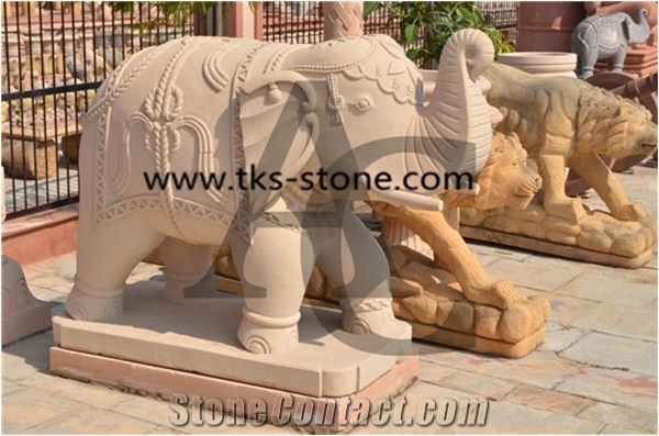 Red Granite Elephant Sculpture&Statue,Elephant Caving,Elephant Animal Statue,Garden Sculptures