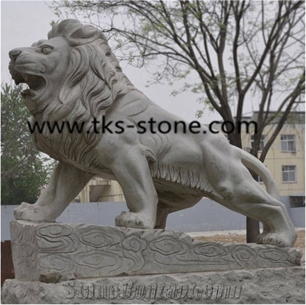 Stone Black Granite Lion Sculpture&Statue,Lion Animal Statues,Lions Caving,Lion Landscape Sculptures