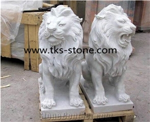Stone Black Granite Lion Sculpture&Statue,Lion Animal Statues,Lions Caving,Lion Landscape Sculptures