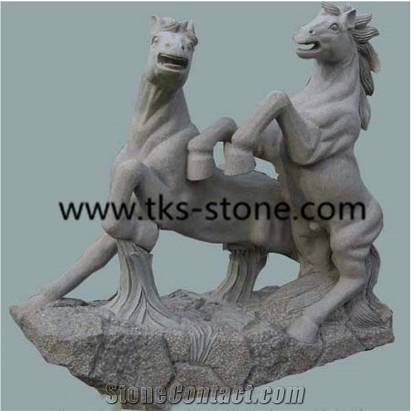 Stone Dog Sculptures&Statues,Dog Caving,Beige Granite Dog Animal Sculptures,Garden Statues